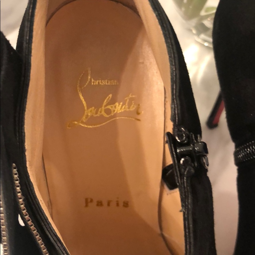 Black Louboutin Booties - Picture 4 of 5